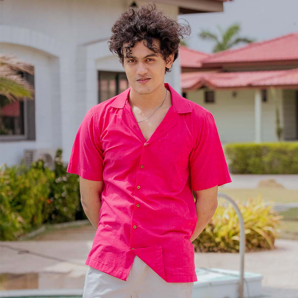 Pink Cuban Shirt