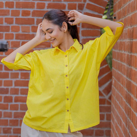 Yellow Anti Fit Shirt