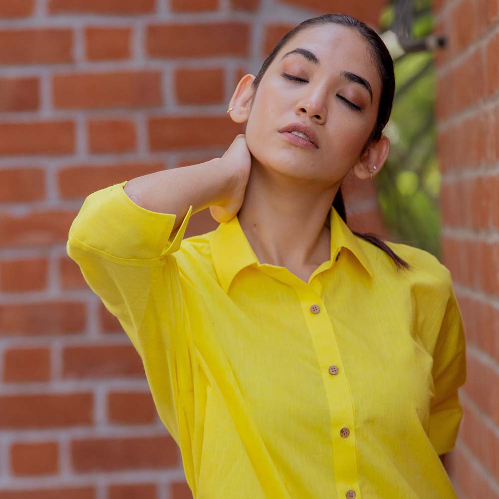 Yellow Anti Fit Shirt