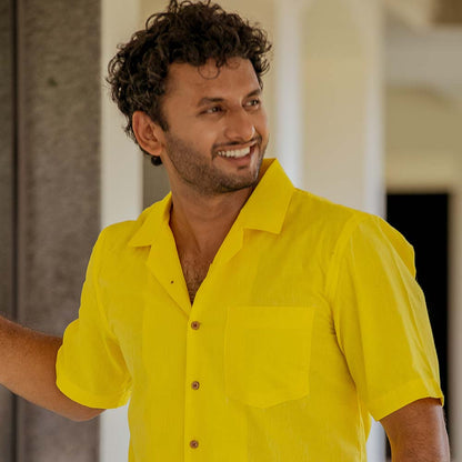 Yellow Cuban Shirt