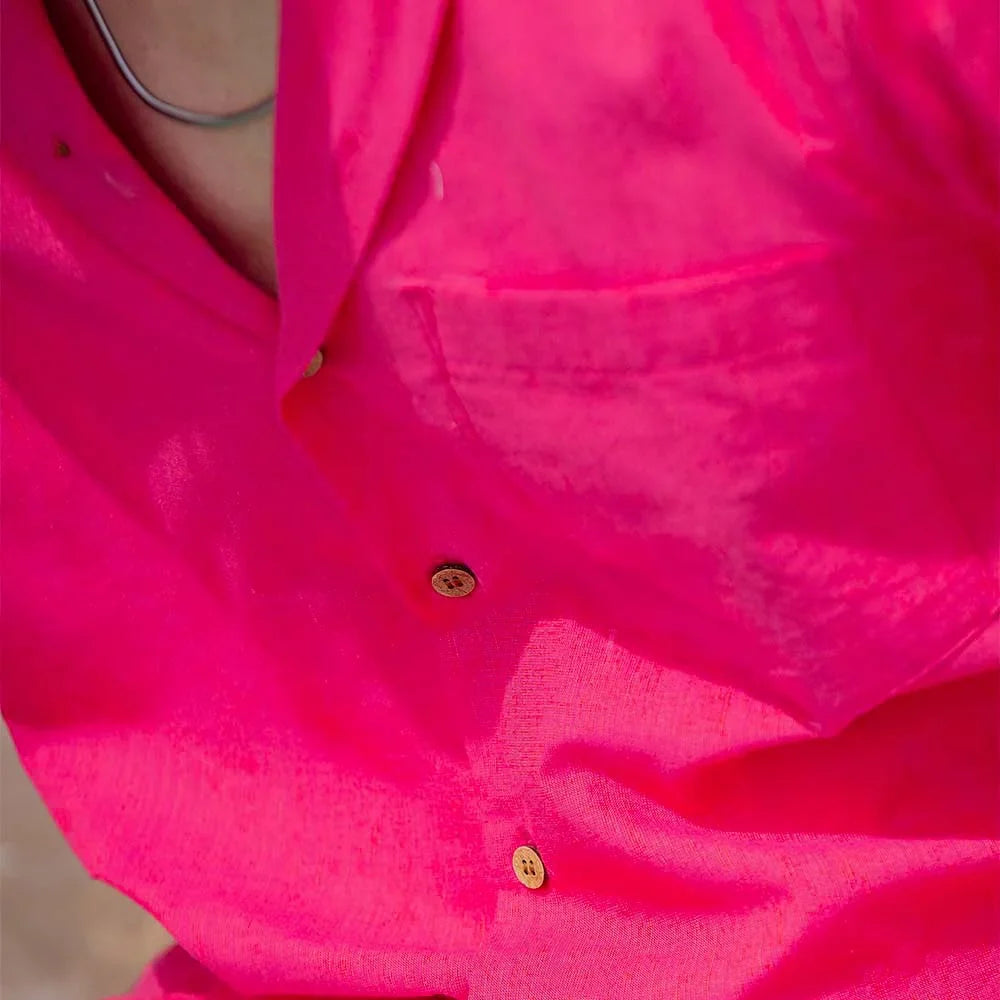 Pink Cuban Shirt