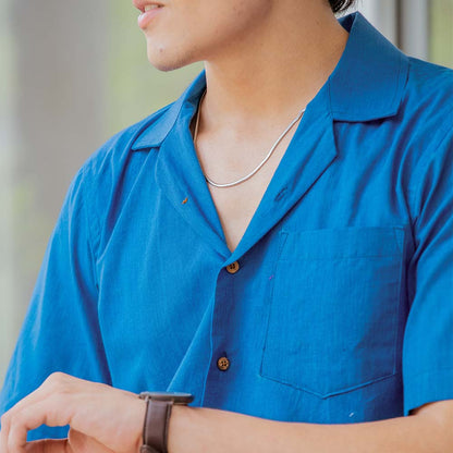 Blue Cuban Shirt