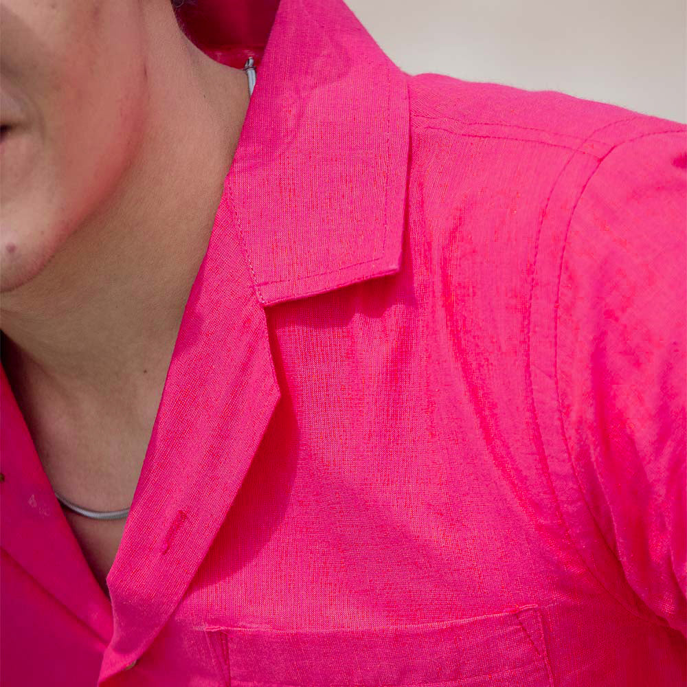 Pink Cuban Shirt