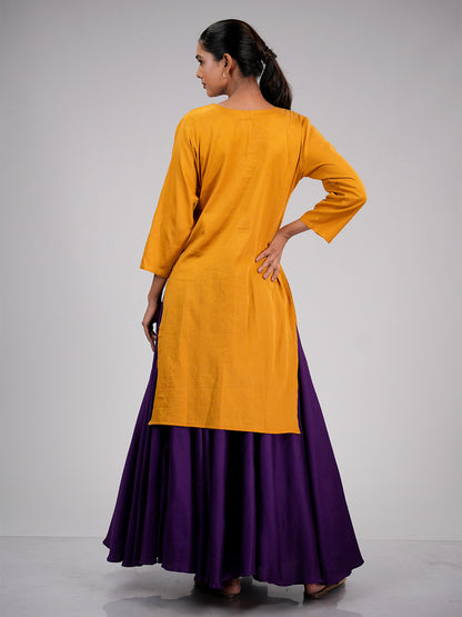 Inaayat Mustard Kurta Set