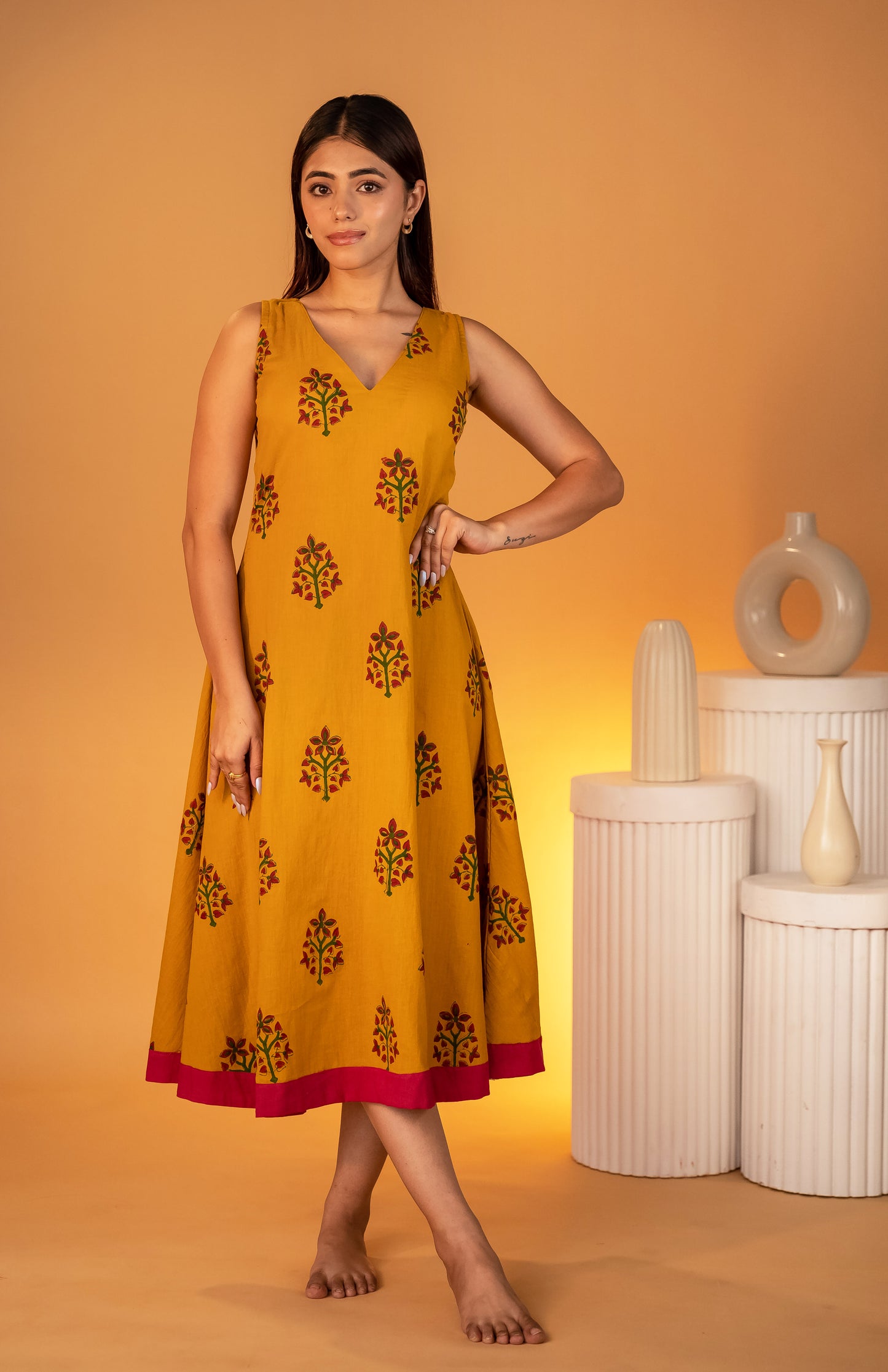 Surajmukhi Summer Dress