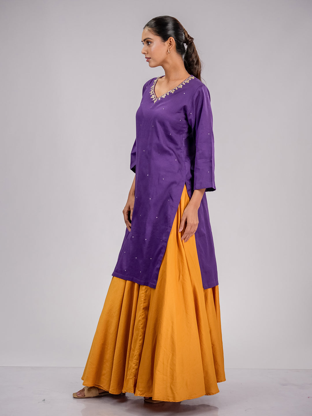 Inaayat Purple Kurta Set