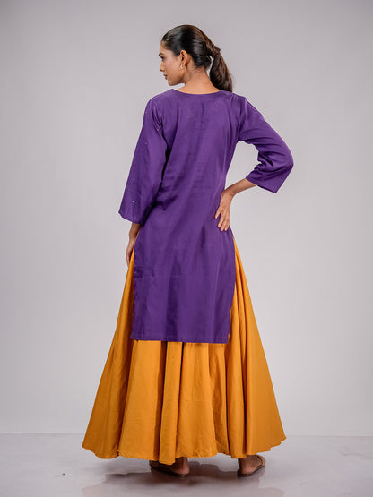 Inaayat Purple Kurta Set